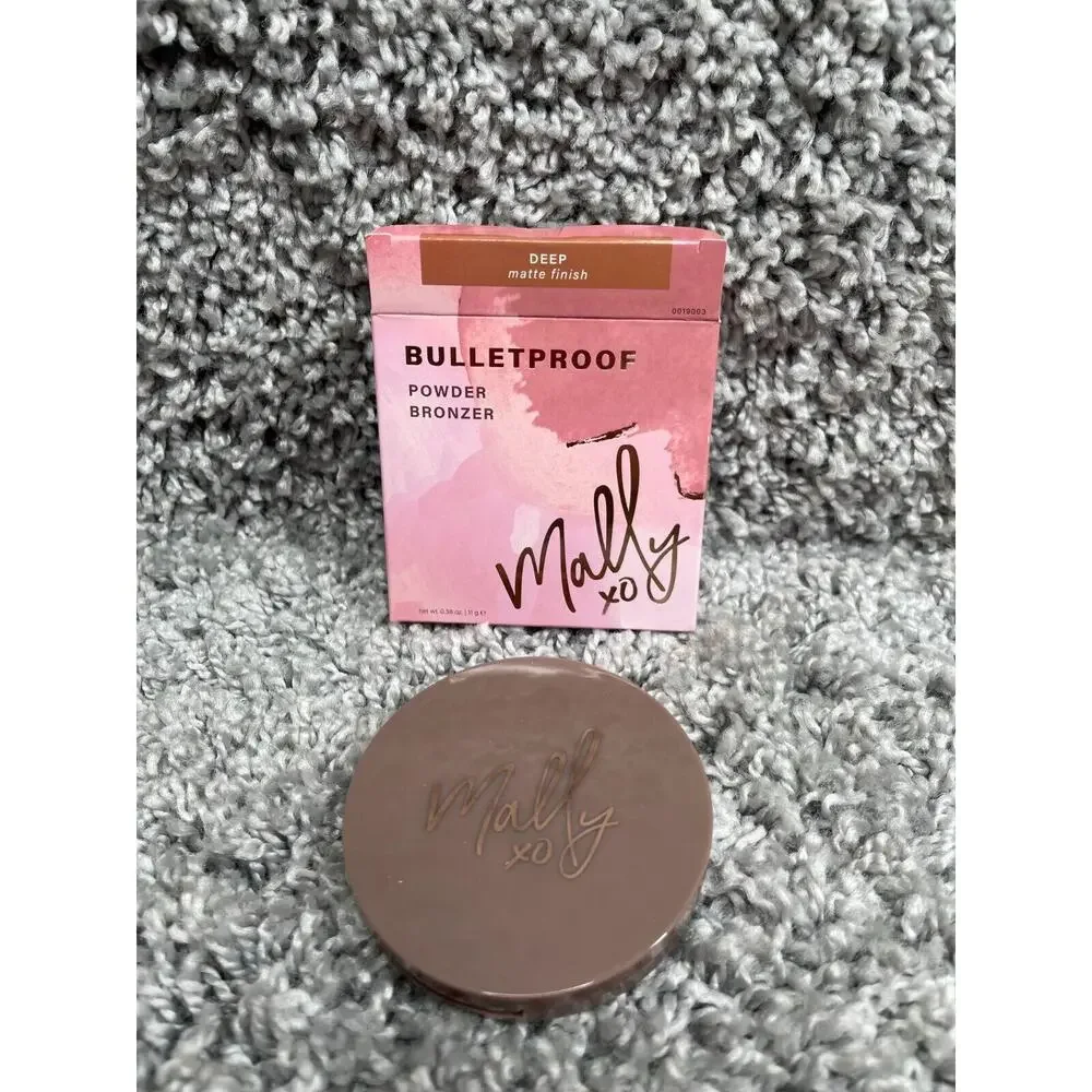 Mally XO Bulletfroof Powder Bronzer 3171 Deep Matte Finish 0.38 Oz Set Of 3